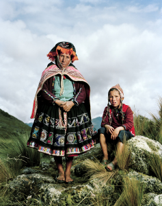 Gommercinda Sutta Illa and her grandson Richan Guerra Sutta Chahuaytire, Peru